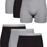 Hanes men's cool and breathable cotton boxer briefs multipack moisture-wicking underwear