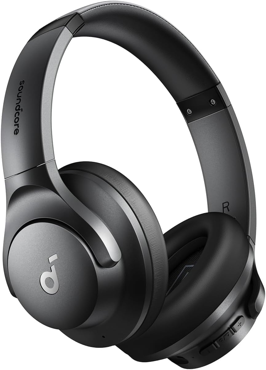 Soundcore Q20i wireless over-ear headphones with noise cancellation in black