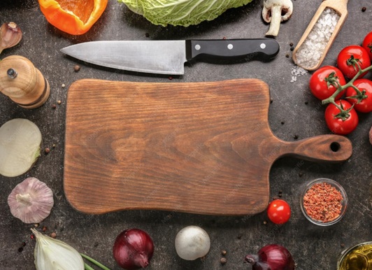 Best cutting boards comparison showing wood, bamboo, and plastic cutting boards from John Boos, OXO, and Farberware