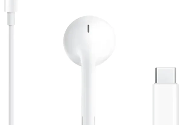 Apple EarPods with USB-C Connector, Wired Earbuds with Built