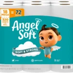 Angel Soft Toilet Tissue, 18 Jumbo Rolls (Equal to 72 Regular Rolls), Soft and Strong