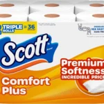 Scott ComfortPlus 12 Triple Rolls Toilet Paper, 231 Sheets per Roll, Septic-Safe 1